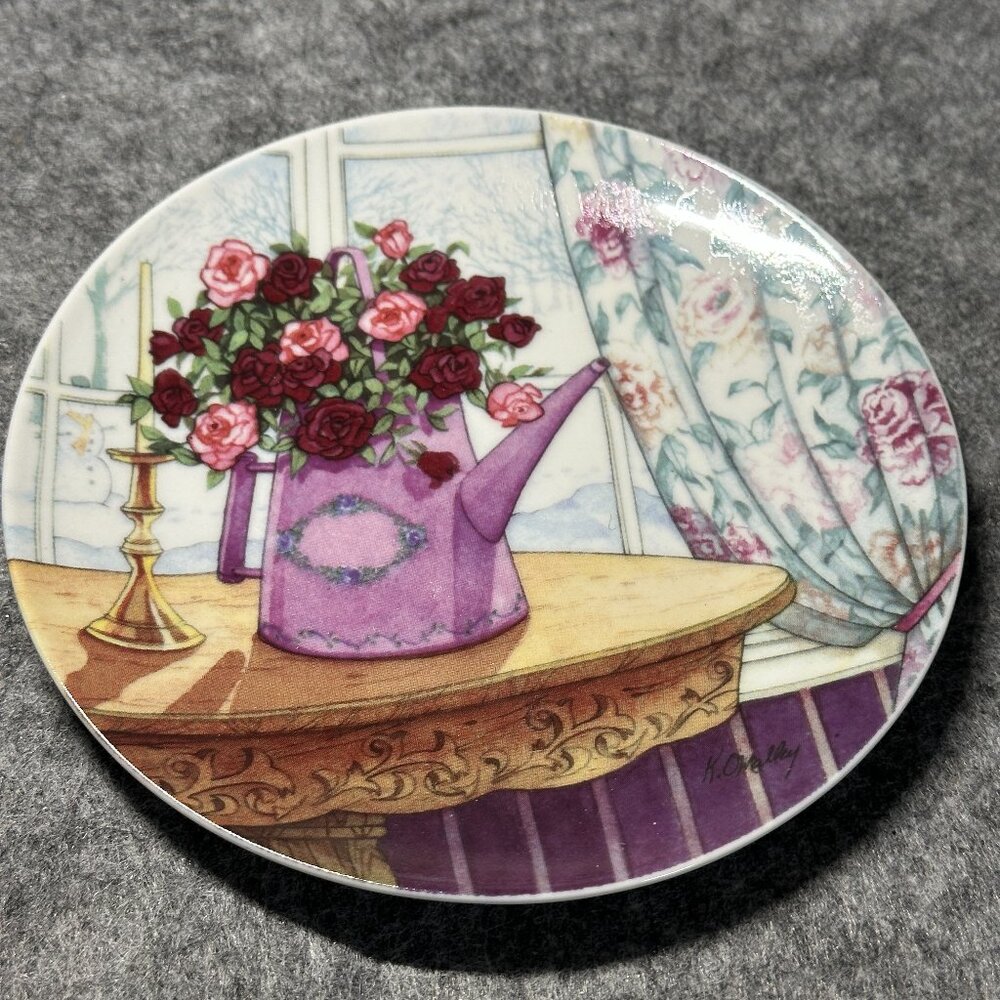 Vintage "Four Seasons Of Light" Collectors 6" Plate By Kathy O'Malley - Winter